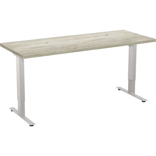 Special-T  Sit/Stand Table, Electric, 2 Stage, 24"x60"x46", Driftwood