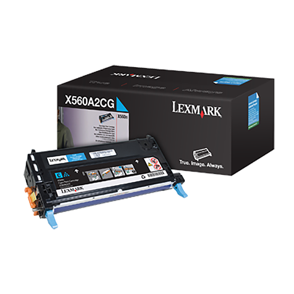 Lexmark X560A2CG Cyan OEM Toner Printer Cartridge