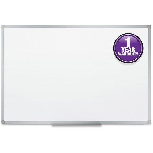 Dry-Erase Board, Melamine Surface, 36 X 24, Silver Aluminum Frame
