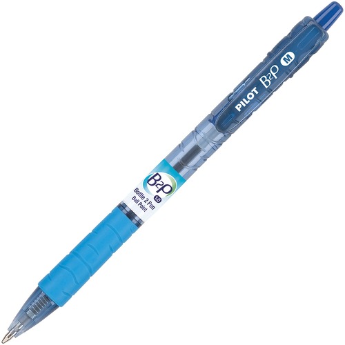 B2P BOTTLE-2-PEN RETRACTABLE BALLPOINT PEN, 1MM, BLUE INK, TRANSLUCENT BLUE BARREL, DOZEN