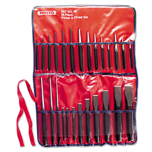 26-PIECE PUNCH AND CHISEL SET