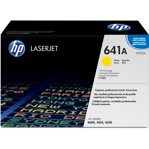 Hewlett-Packard  Print Cartridge, HP LaserJet 4600, 8000 Page Yield, Yellow