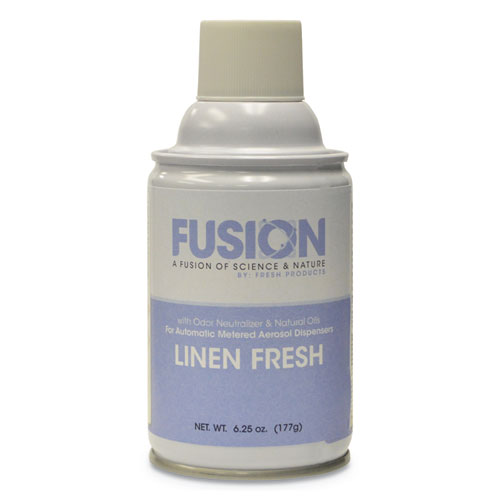 FUSION METERED AEROSOLS, LINEN FRESH, 6.25 OZ, 12/CARTON