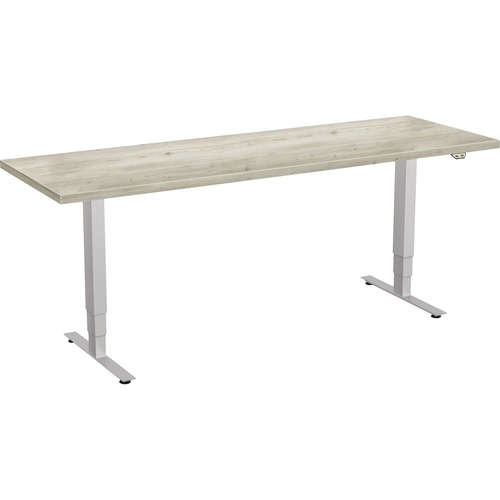 Special-T  Sit/Stand Table, Electric, 3 Stage, 24"x72"x46", Driftwood