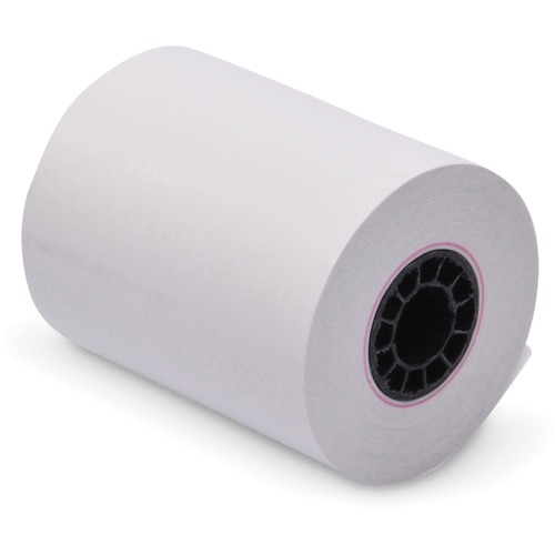 DIRECT THERMAL PRINTING PAPER ROLLS, 0.5" CORE, 2.25" X 55 FT, WHITE, 50/CARTON