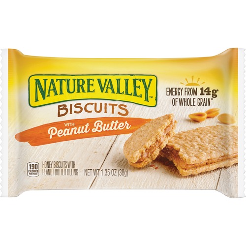 General Mills  Honey Biscuits, w/ Peanut Butter, 1.35 oz., 16/BX, Multi