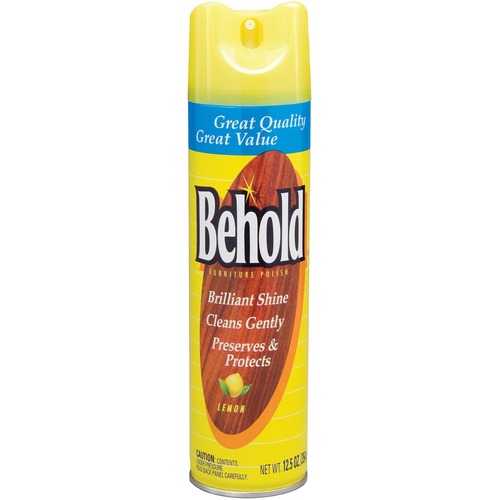 Behold Furniture Polish, Lemon, 6/carton