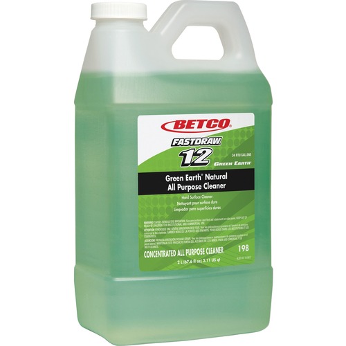 Betco Corporation  All-purpose Cleaner, Conc, Bio-based, 2 Liter, 4/CT, Green