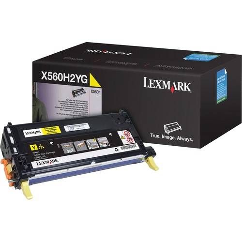 Lexmark X560H2YG Yellow OEM Toner Printer Cartridge