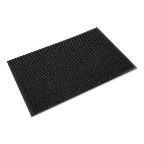 Needle-Rib Wiper/scraper Mat, Polypropylene, 48 X 72, Charcoal