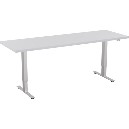 Special-T  Sit/Stand Table, Electric, 3 Stage, 24"x72"x46", Gray