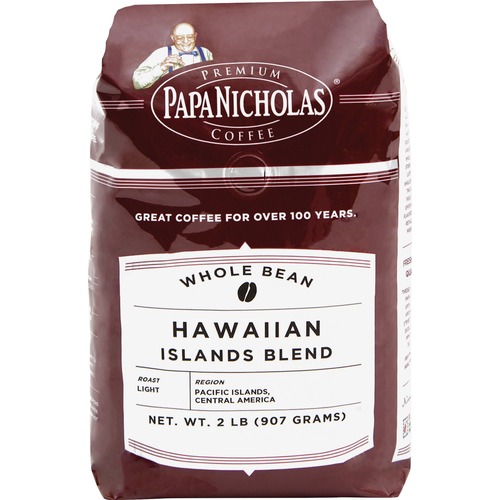 Premium Coffee, Whole Bean, Hawaiian Islands Blend