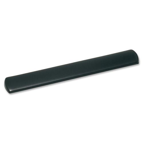 Gel Wrist Rest For Keyboard, Leatherette Cover, Antimicrobial, Black