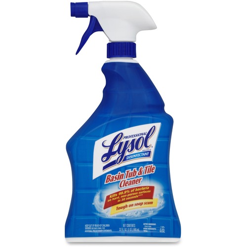 DISINFECTANT BATHROOM CLEANER, 32OZ SPRAY BOTTLES, 12/CARTON