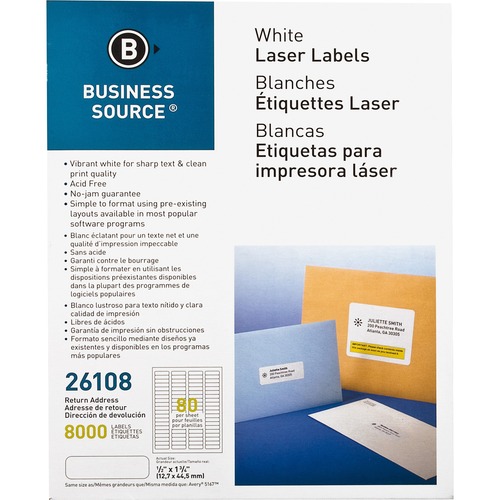 LABEL,LASER,1/2X1.75,8000