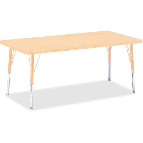 Jonti-Craft, Inc.  Activity Table, Rectangle, 15"-24"x24"x36", Maple