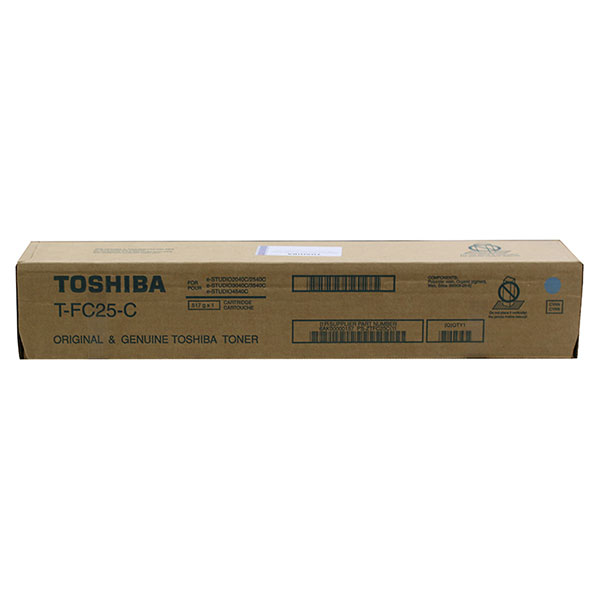 Toshiba TFC25C Cyan OEM Toner Cartridge