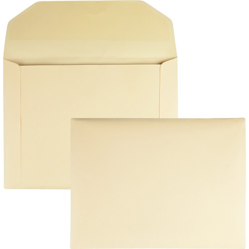 Quality Park  Open Side Booklet Env, Trad, 9"x12", 100/BX, Cameo Buff