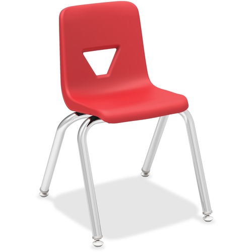 CHAIR,STUDENT,14"SEAT,RED