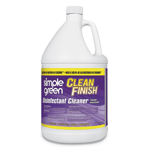 CLEAN FINISH DISINFECTANT CLEANER, 1 GAL BOTTLE, HERBAL, 4/CT