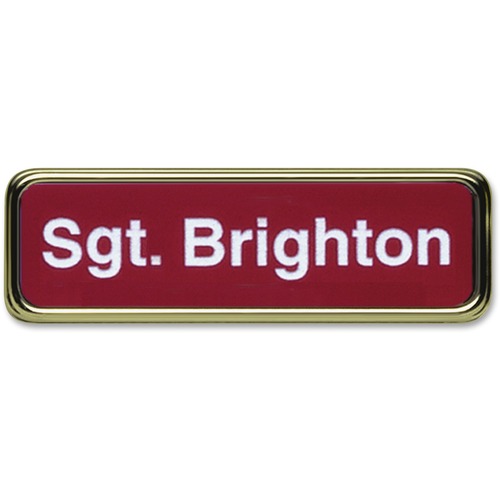 BADGE,NAME,FRAMED,1"X3",GD