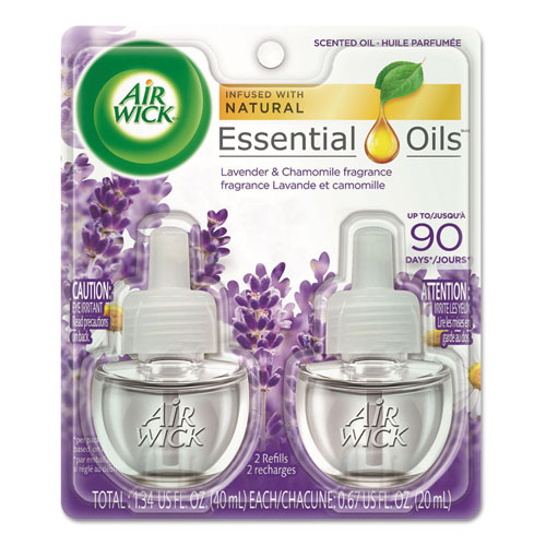 SCENTED OIL REFILL, LAVENDER AND CHAMO MILE, 0.67 OZ, 2/PACK