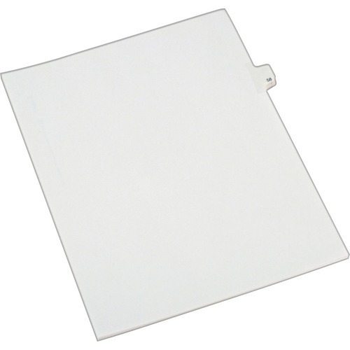 Avery  Index Dividers,Side Tab 58 - 1/25 Cut,8-1/2"x11",25/PK,WE