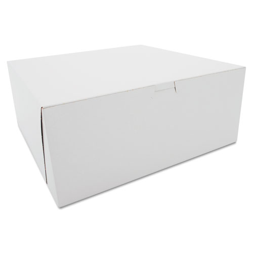 TUCK-TOP BAKERY BOXES, 12 X 12 X 5, WHITE, 100/CARTON