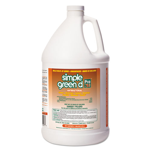 D PRO 3 PLUS ANTIBACTERIAL CONCENTRATE, HERBAL, 1 GAL BOTTLE, 6/CARTON