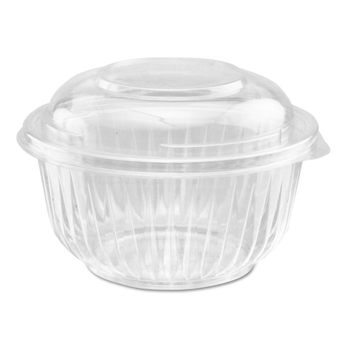 Presentabowls Bowl/lid Combo-Paks, 16 Oz, Clear, 63/pack, 4 Pack/carton