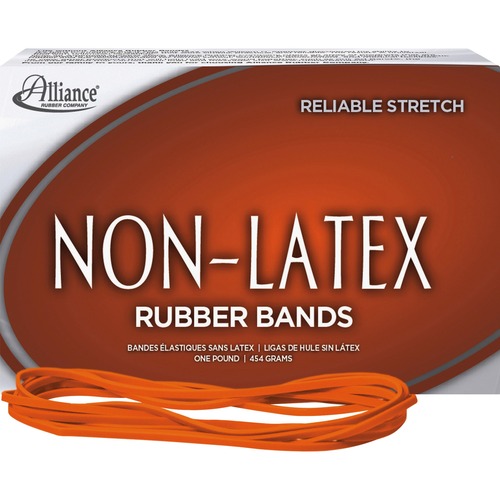 RUBBERBANDS,#117B,1LB,ORNGE