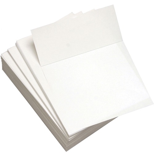 CUSTOM CUT-SHEET COPY PAPER, 92 BRIGHT, 24LB, 8.5 X 11, WHITE, 500/REAM