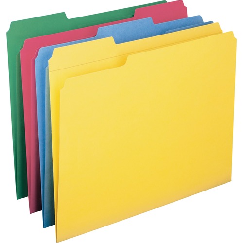 FOLDER,LTR 1/3,12/PK,AST