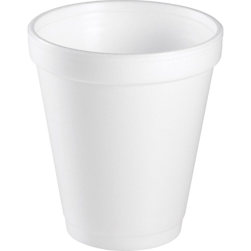 Dart Container Corp  Cups, Hot/Cold, Foam, 8 oz, 25/PK, White