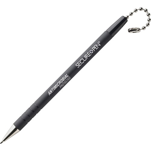 REPLACEMENT BALLPOINT PEN FOR THE SECURE-A-PEN SYSTEM, 1MM, BLACK INK/BARREL