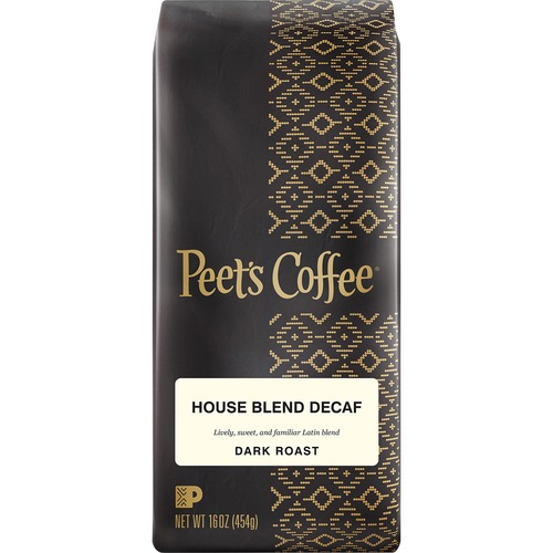 Bulk Coffee, House Blend, Decaf, Ground, 1 Lb Bag