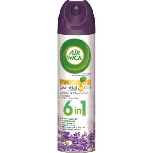 Reckitt Benckiser  Air Freshener, Aerosol, 8oz, Lavender/Chamomile Scent