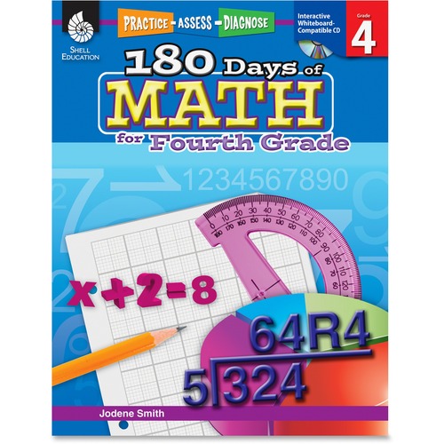 BOOK,180 DAYS OF MATH,GRD 4