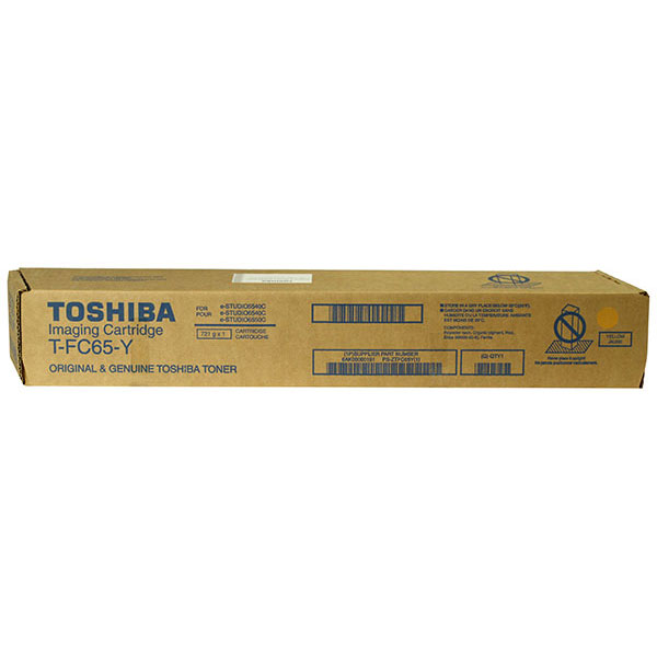 Toshiba TFC65Y Yellow OEM Toner Cartridge