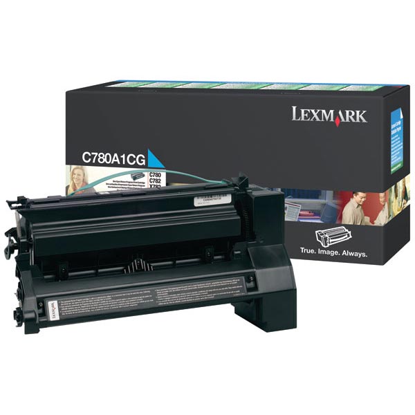Lexmark C780A1CG Cyan OEM Print Cartridge