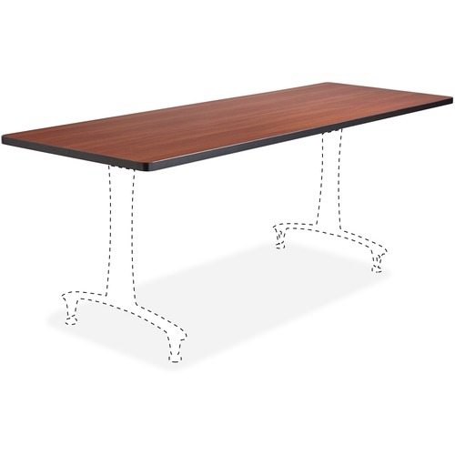 Safco  Tabletop, f/Rumba Table, 60" x 24", Cherry