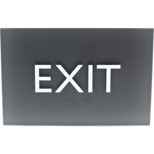 SIGN,4.5X6.75,ADA,EXIT,DG