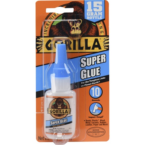 The Gorilla Glue Company  Super Glue, Impact-Tough, 0.53 oz, Clear