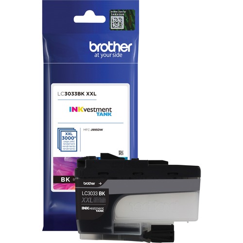 LC3033BK INKVESTMENT SUPER HIGH-YIELD INK, 3000 PAGE-YIELD, BLACK