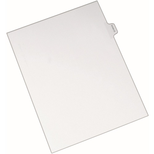 Avery  Index Dividers, Exhibit 23, Side Tab, 25/PK, White