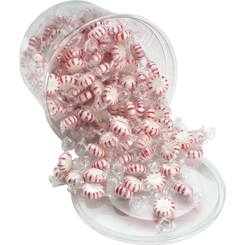 Starlight Mints, Peppermint Hard Candy, Individual Wrapped, 2 Lb Resealable Tub