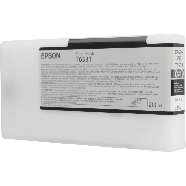 Epson T653100 Photo Black OEM UltraChrome HDR Ink Cartridge