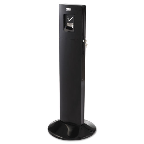 METROPOLITAN SMOKERS' STATION, WEIGHTED BASE, 1.6 GAL, GALVANIZED LINER, 42.8 X 16.8