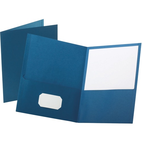 FOLDER,2-POCKET,LETTER,BLUE