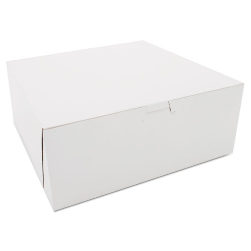 BAKERY BOXES, 10 X 10 X 4, WHITE, 100/CARTON